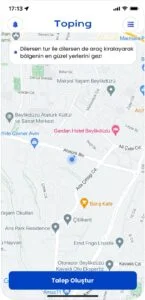 تطبيق تاكسي في تركيا