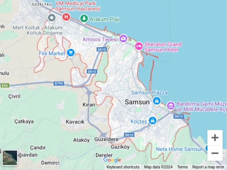 خريطة سامسون